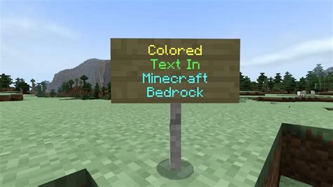 How To Change Text Color In Minecraft Bedrock Edition Touch Tap Play