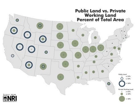 Featured Map Land Ownership Types Across The Us Texas Aandm Nri