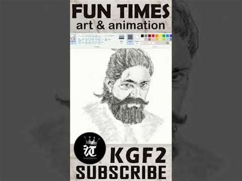 How To Draw Rocky Bhai Kgf Chapter Drawing Step By Step Yash