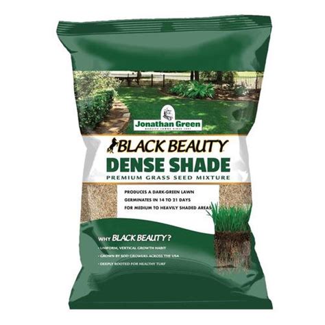 Jonathan Green 10620 Grass Seed Black Beauty Mixed Full Shade 7 Lb