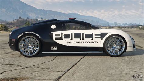 Bugatti Veyron Hot Pursuit Police Add On For Gta 5