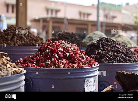 Spice Market Marrakech Stock Photo Alamy