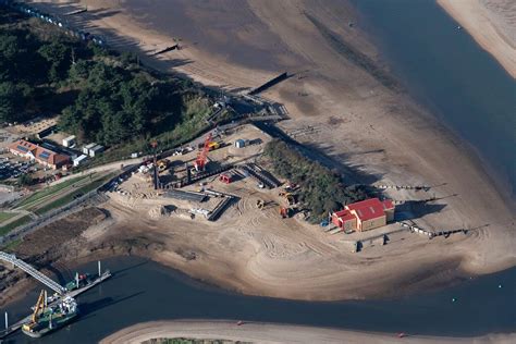 Building The New RNLI Lifeboat Station At Wells Next The Sea Norfolk