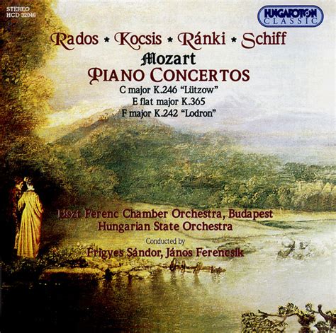 Mozart Piano Concerto No Lutzow Concerto For Pianos