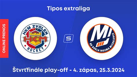 Zvolen Michalovce Online Zo Tvr Fin Le Play Off Tipos Extraliga