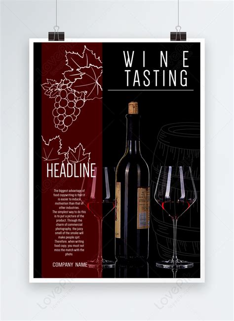 Wine Tasting Promo Template Template Imagepicture Free Download