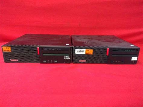 2pc Lenovo Thinkcentre M700 Towers No Power Cord Sierra Auction Management Inc