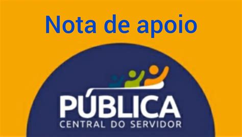 Nota De Apoio Receita Federal P Blica Central Do Servidor