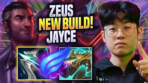 ZEUS PLAYS JAYCE WITH NEW BUILD T1 Zeus Plays Jayce TOP Vs K Sante