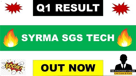 Syrma Sgs Q1 Results 2024 Syrma Sgs Result Syrma Sgs Share Latest