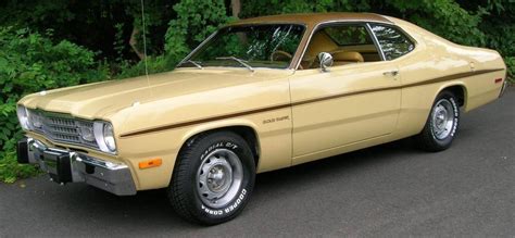 My Cousins 1972 Plymouth Gold Duster With Snakeskin Top Musclecar