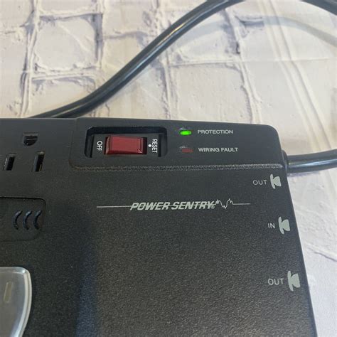 Power Sentry Surge Protector Black Ebay