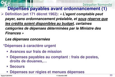 La séparation de l ordonnateur et du comptable CNRS DGDR