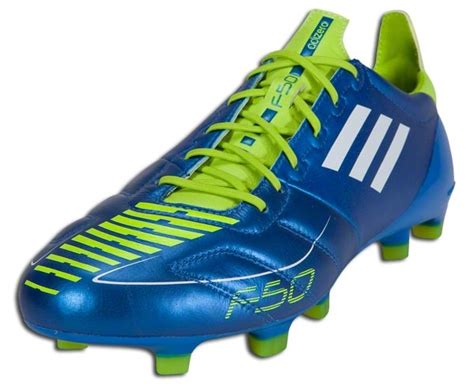 Adidas F50 Adizero In Anodized Blueslime Soccer Cleats 101