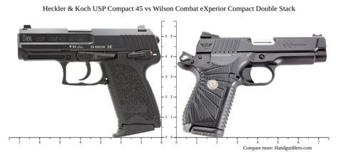 Heckler Koch Usp Compact Vs Wilson Combat Experior Compact Double