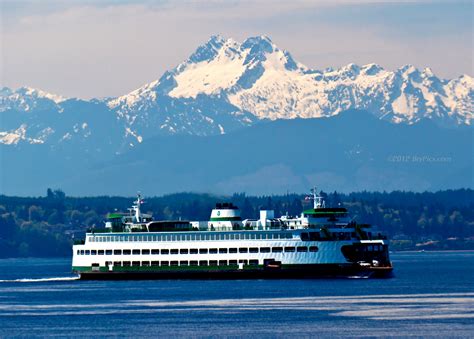 Edmonds scenic: Ferry on a very fair Sunday - My Edmonds News