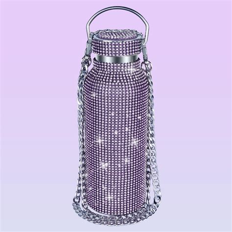 Amazon Diamond Water Bottle Bling Diamond Vacuum Flask Sparkling