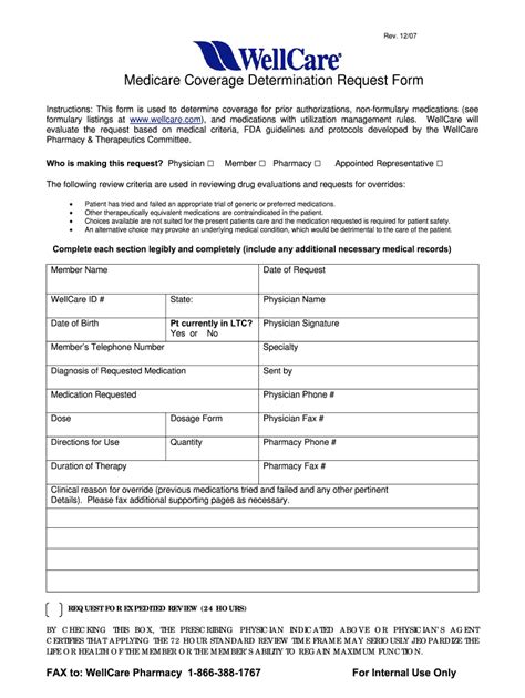 Wellcare Prior Authorization 2007 2025 Form Fill Out And Sign Printable Pdf Template