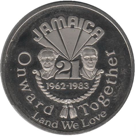 1 Dollar Independence Jamaica Numista