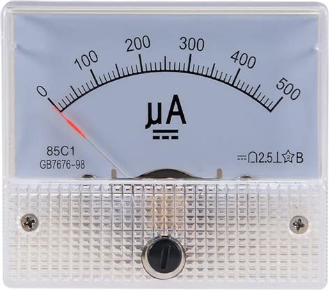 Uxcell Analog Current Panel Meter Dc 0 100a 85c1 Ammeter For Automotive Circuit Testing Charging