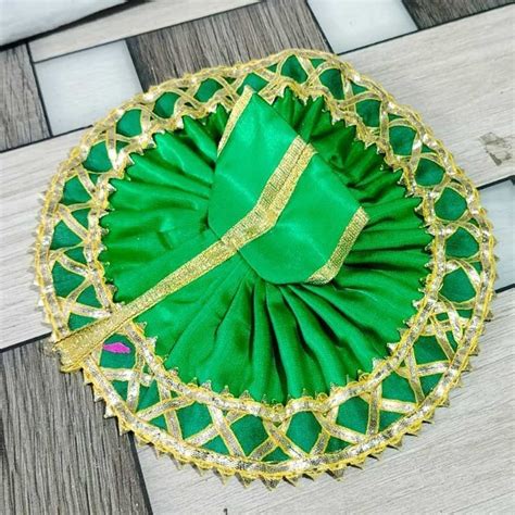 Satin Silk Green Laddu Gopal Dress At Rs Piece Laddugopal Dress In