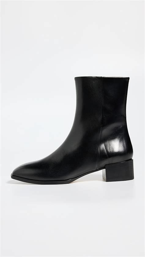 Aeyde Lee Calf Leather Black Boots Shopbop