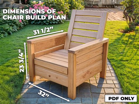 Diy Outdoor Chair Plansgarden Chair Plansoutdoor Furniturepdf Plans