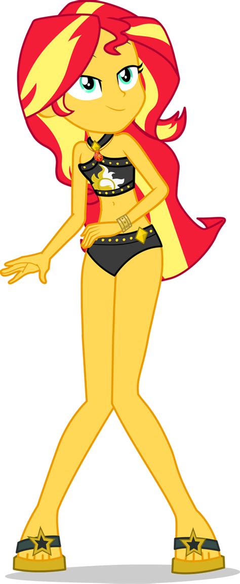 Sunset Shimmer Eqg Flirty Swimsuit By Dustinwatsongkx On Deviantart