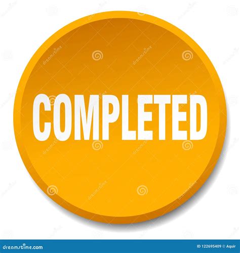 Completed Button Stock Vector Illustration Of Peeler 122695409