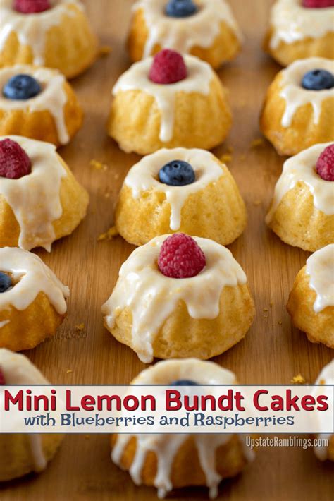 Mini Lemon Bundt Cakes Upstate Ramblings