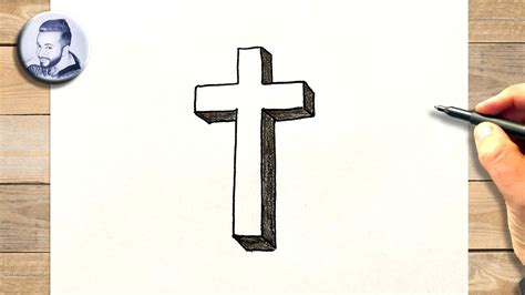 Comment Dessiner Une Croix Catholique Youtube