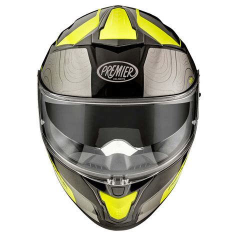 Premier Evoluzione DK Y Full Face Motorcycle Motorbike Helmet Gunmetal