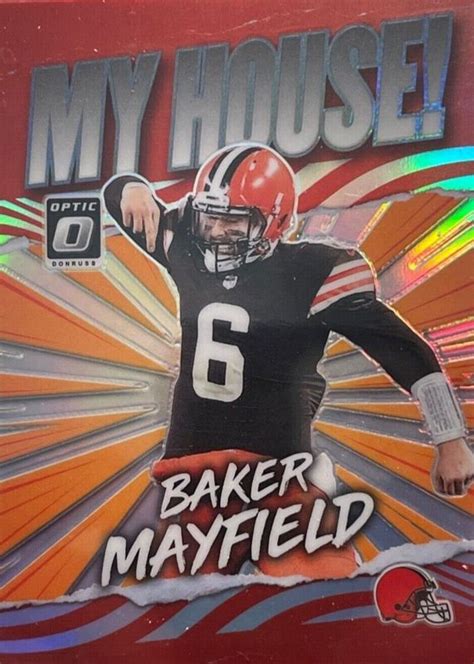 Baker Mayfield 2021 Optic MH 10 My House Price Guide Sports Card