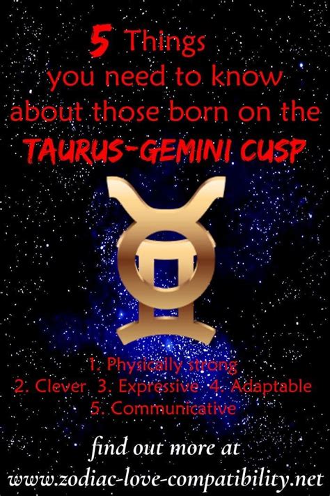 Taurus Gemini Cusp Signs Their Qualities And Charcteristics Taurus