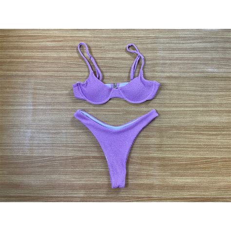 bikini บกน มอ สมวงพาสเทล Shopee Thailand