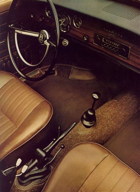 1971 Brown Karmann Ghia Interior Volkswagen Karmann Ghia Volkswagen