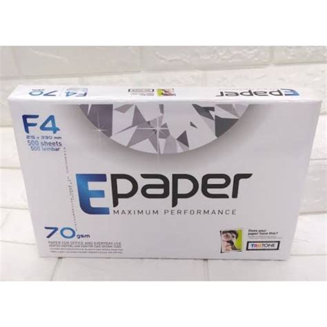 Jual Kertas Hvs F4 Folio 70 Gr 70 Gsm 70gram Epaper E Paper E Paper Indonesia Shopee Indonesia