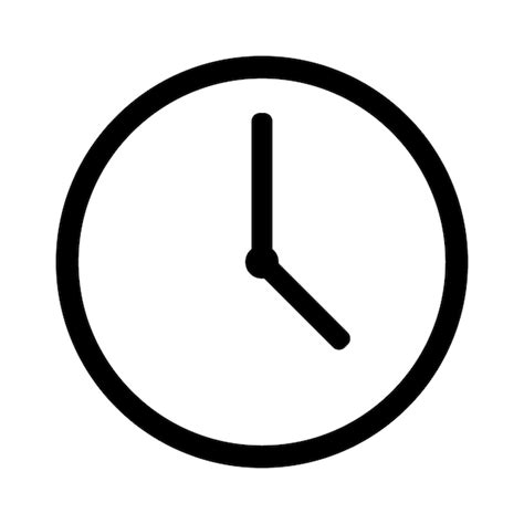 Premium Vector Clock Vector Icon