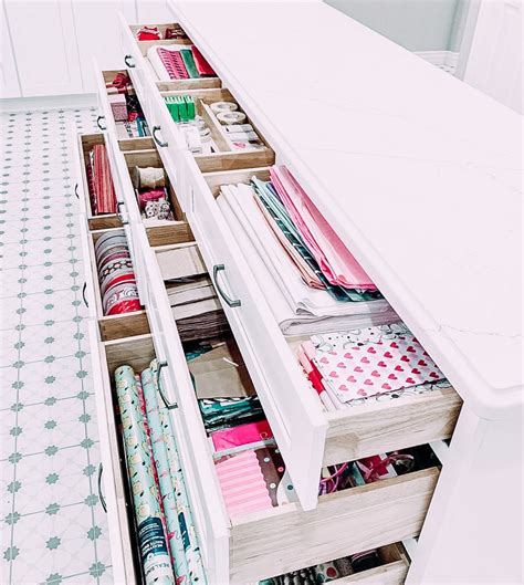 Christmas Wrapping Paper Storage Solutions