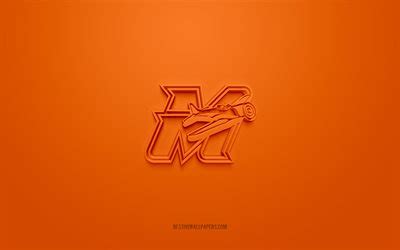 Download wallpapers Melbourne Aces, creative 3D logo, orange background, Australian Baseball ...