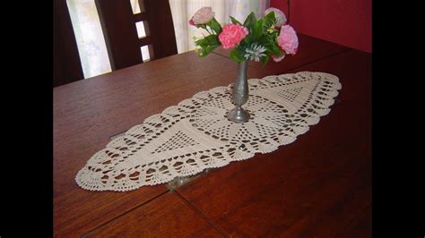 Como Tejer Carpeta Ovalada O Centro De Mesa A Crochet Paso A Paso