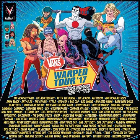 2017 Warped Tour Lineup Announced (FULL LINEUP) – Music in SF® | The authority on the San ...