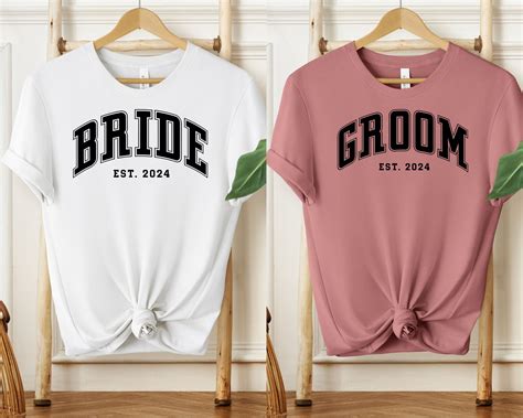 Bride And Groom Shirt Wedding Shirt Bride Groom Shirt Set Custom