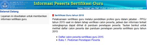 Cara Cek Daftar Peserta Sertifikasi Guru 2018