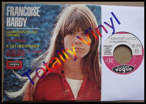 Totally Vinyl Records Hardy Francoise Ep La Maison Ou J Ai