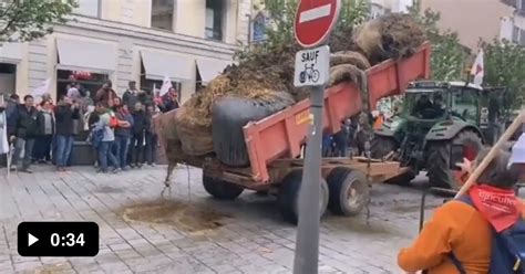 Paris Today Farmers Strike Due To High Prices Gag