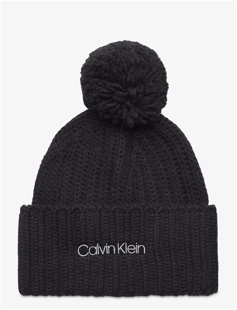 Calvin Klein Oversized Knit Beanie W Pompom Mutsen