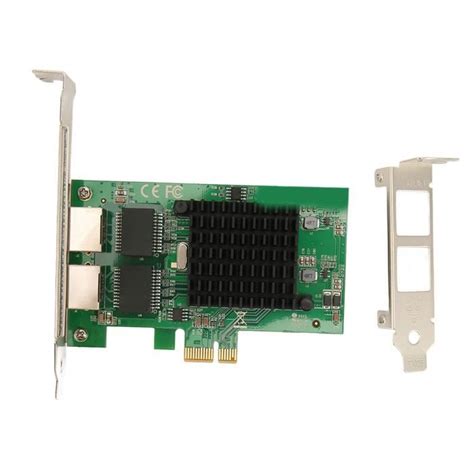 EJ life Carte réseau PCIe Dual Port Gigabit TXA020 carte Ethernet