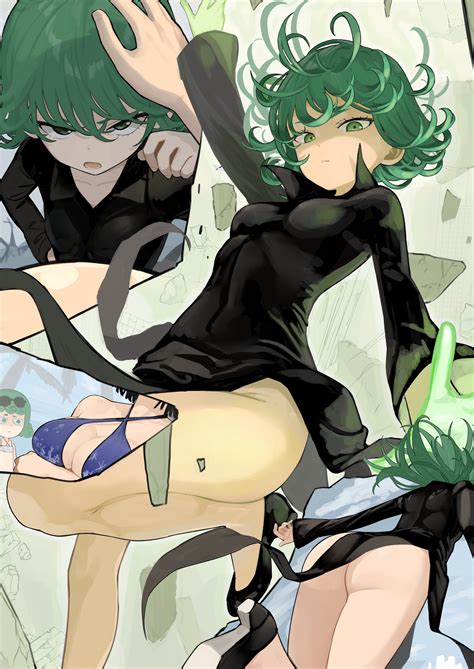 Tatsumaki Fubuki Onepunch Man Anime Ero Ass Oshiri