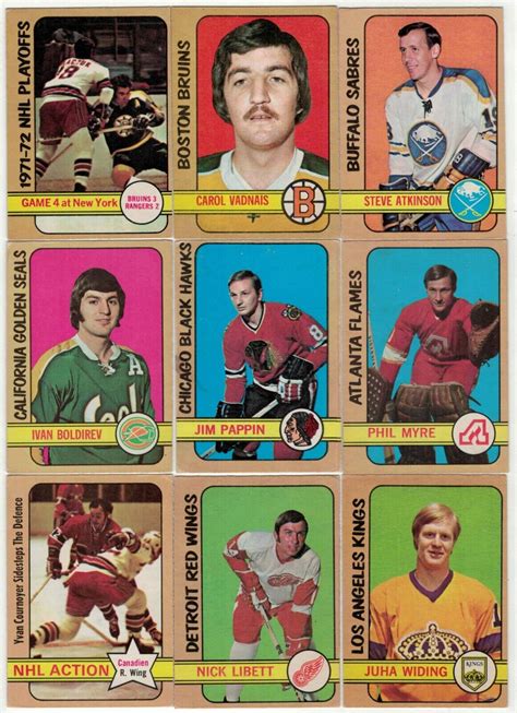 1972 73 OPC O Pee Chee NHL Hockey Series 1 Lot Of 106 2 Cards Dionne